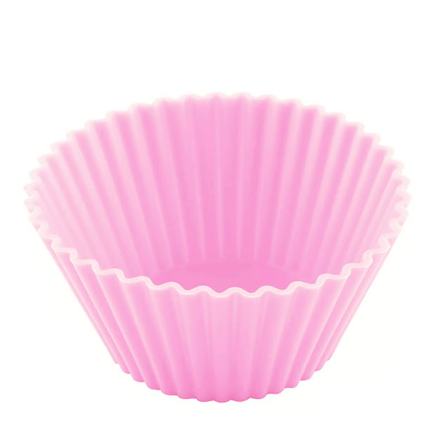 10Pcs Silicone Muffin Cake Cupcake Mould for Kitchen DIY Cooking Bakeware Tool